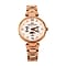 CHRISTOPHE DUCHAMP ETOILE Swiss Movement Genuine Diamond Studded 5 ATM Water Resistant Moon Phase Watch in Rose Gold Stainless Steel