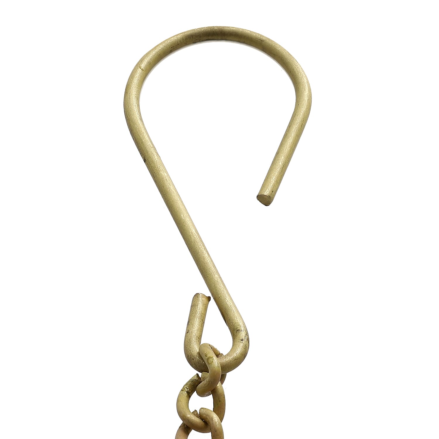 Closeout Deal Antique Look Brass Finish Metal Wind Chime with Miniature Bells - Small Butterfly