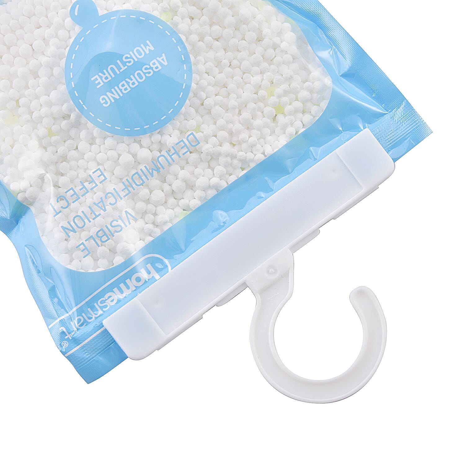 Set of 5 - HOMESMART Hanging Dehumidifier Bag (220gx5) - White & Blue