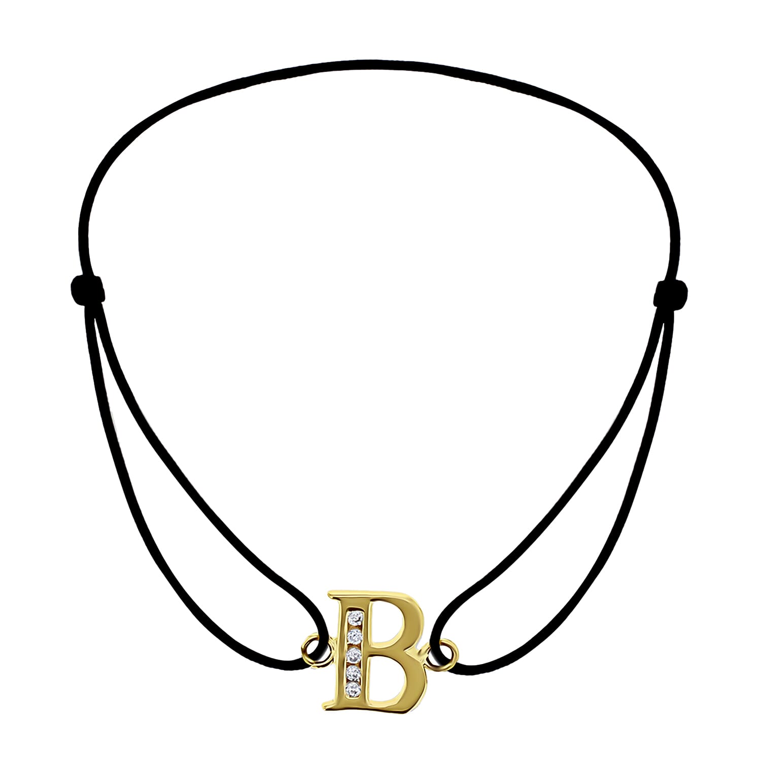 9K Yellow Gold  A   Cubic Zirconia  Bracelet (Size - 8) 0.03 ct,  Gold Wt. 0.46 Gms  0.025  Ct.