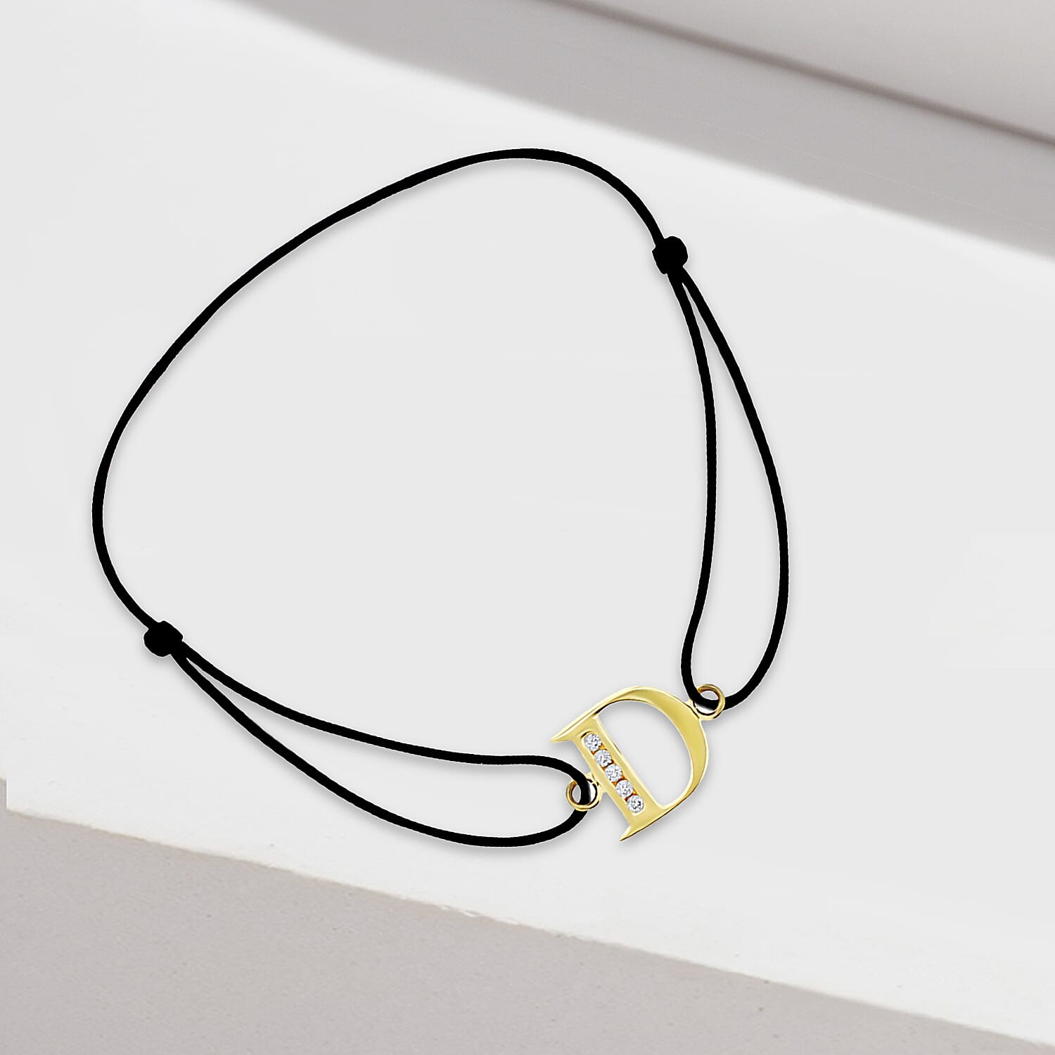 9K Yellow Gold  A   Cubic Zirconia  Bracelet (Size - 8) 0.03 ct,  Gold Wt. 0.45 Gms  0.025  Ct.