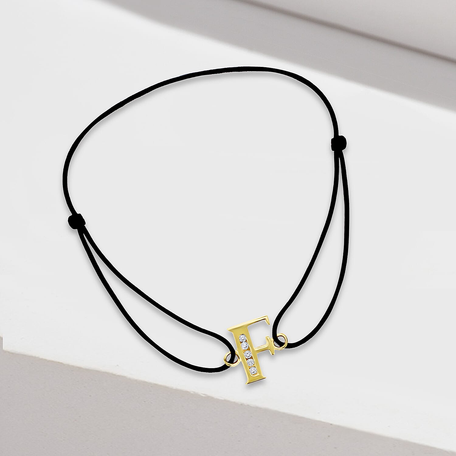 9K Yellow Gold  A   Cubic Zirconia  Bracelet (Size - 8) 0.03 ct,  Gold Wt. 0.37 Gms  0.025  Ct.