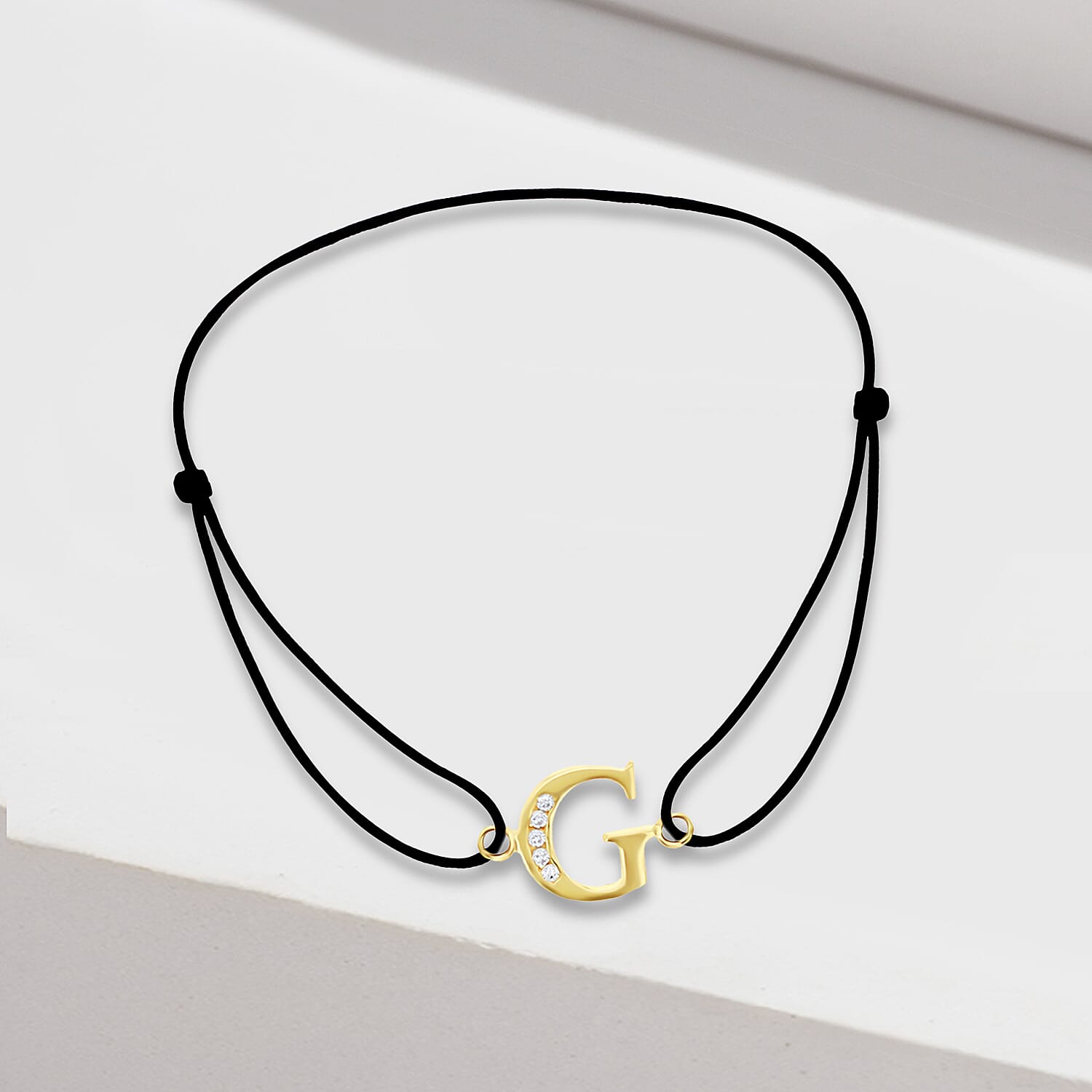 9K Yellow Gold  A   Cubic Zirconia  Bracelet (Size - 8) 0.03 ct,  Gold Wt. 0.48 Gms  0.025  Ct.