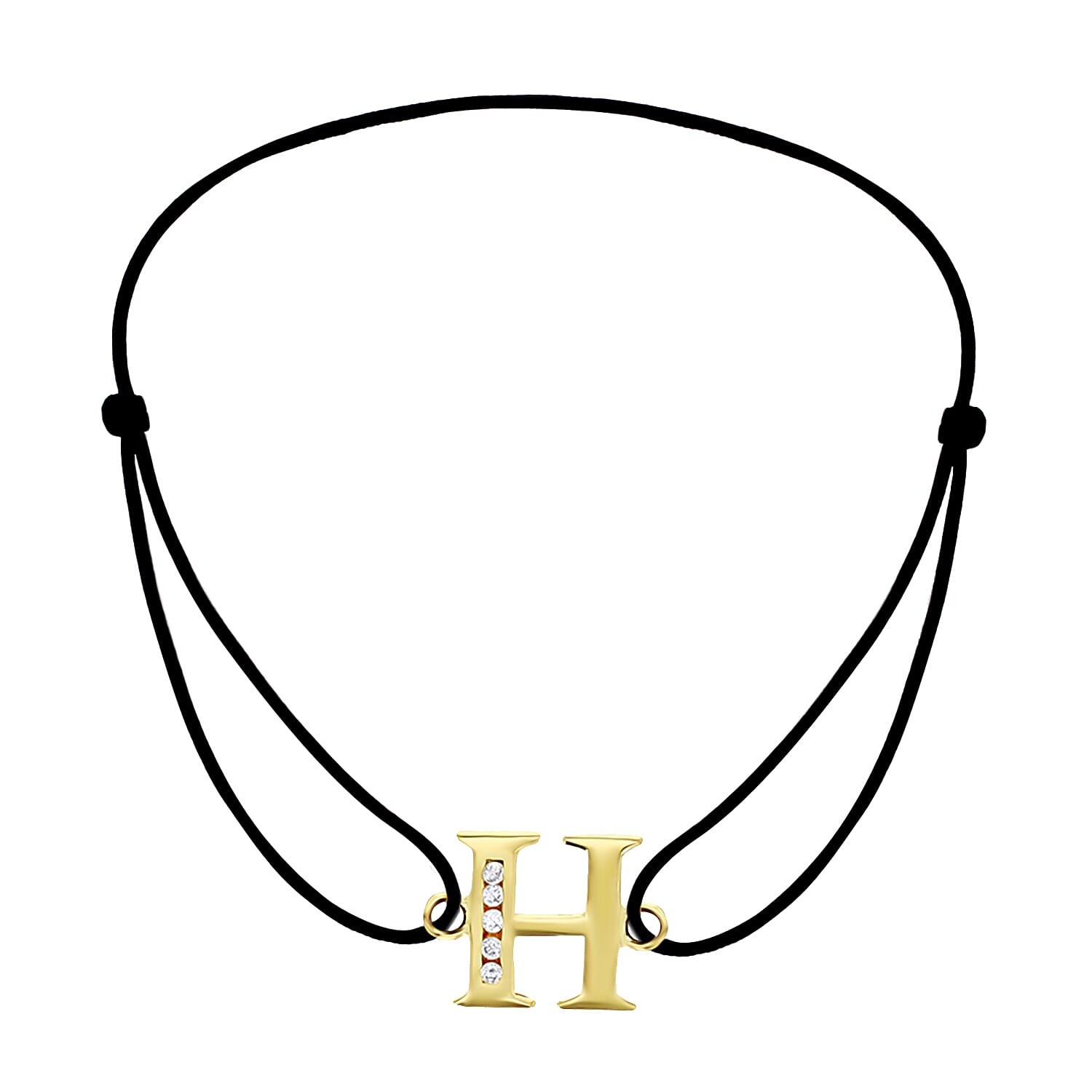 9K Yellow Gold  A   Cubic Zirconia  Bracelet (Size - 8) 0.03 ct,  Gold Wt. 0.52 Gms  0.025  Ct.