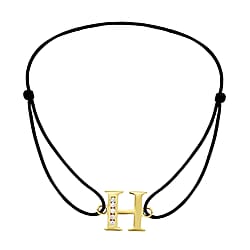 9K Yellow Gold  A   Cubic Zirconia  Bracelet (Size - 8) 0.03 ct,  Gold Wt. 0.51 Gms  0.025  Ct.