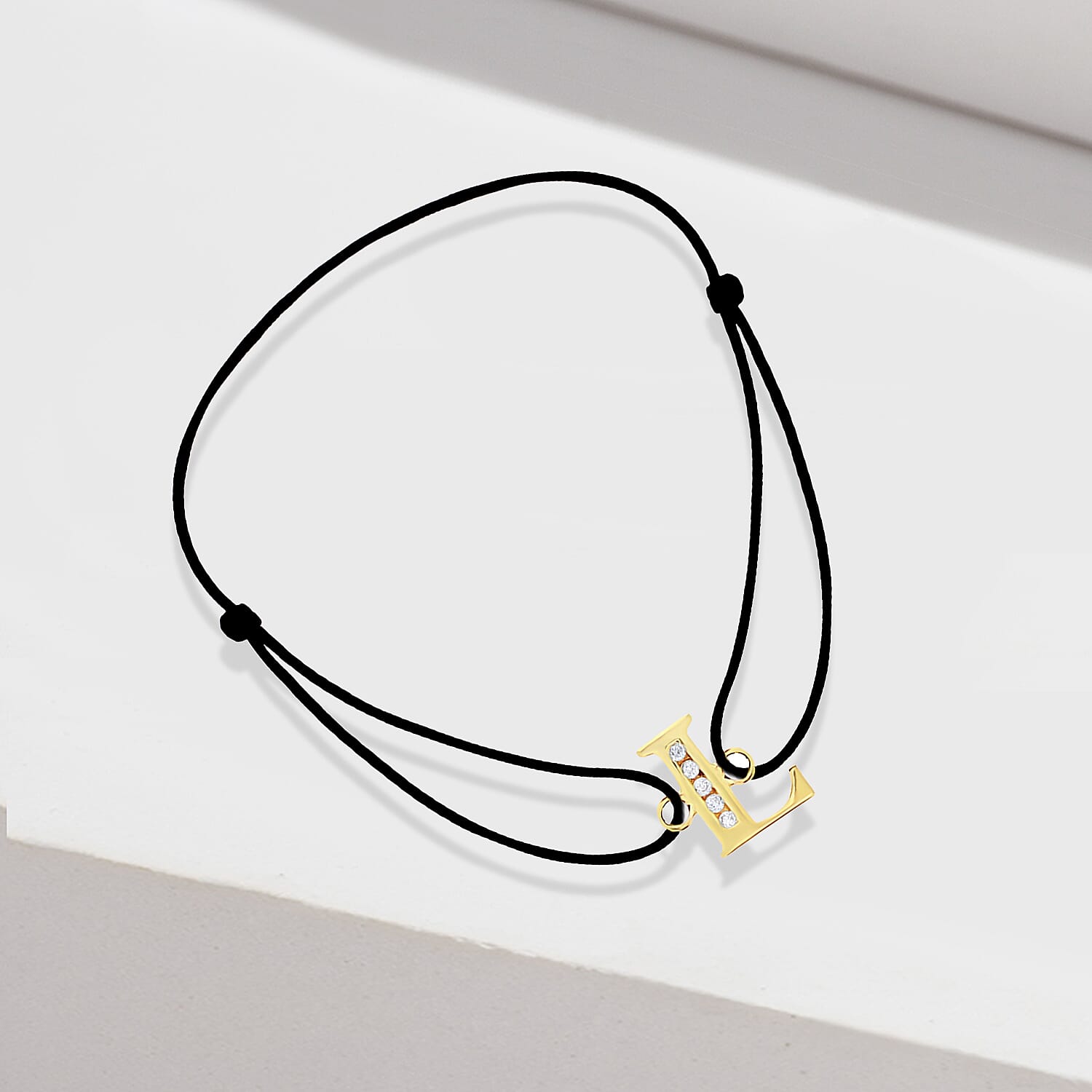 9K Yellow Gold  A   Cubic Zirconia  Bracelet (Size - 8) 0.03 ct,  Gold Wt. 0.35 Gms  0.025  Ct.