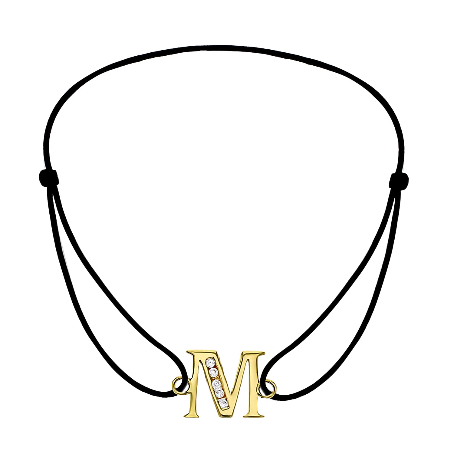 9K Yellow Gold  A   Cubic Zirconia  Bracelet (Size - 8) 0.03 ct,  Gold Wt. 0.52 Gms  0.025  Ct.