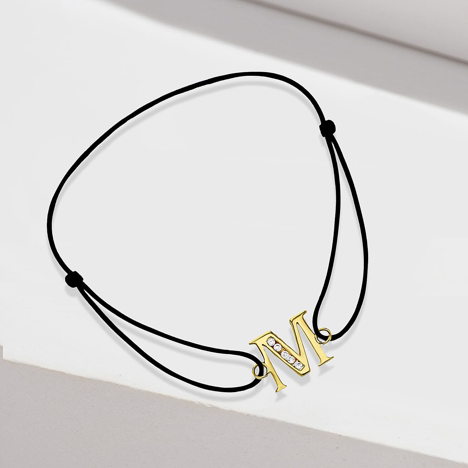 9K Yellow Gold  A   Cubic Zirconia  Bracelet (Size - 8) 0.03 ct,  Gold Wt. 0.52 Gms  0.025  Ct.