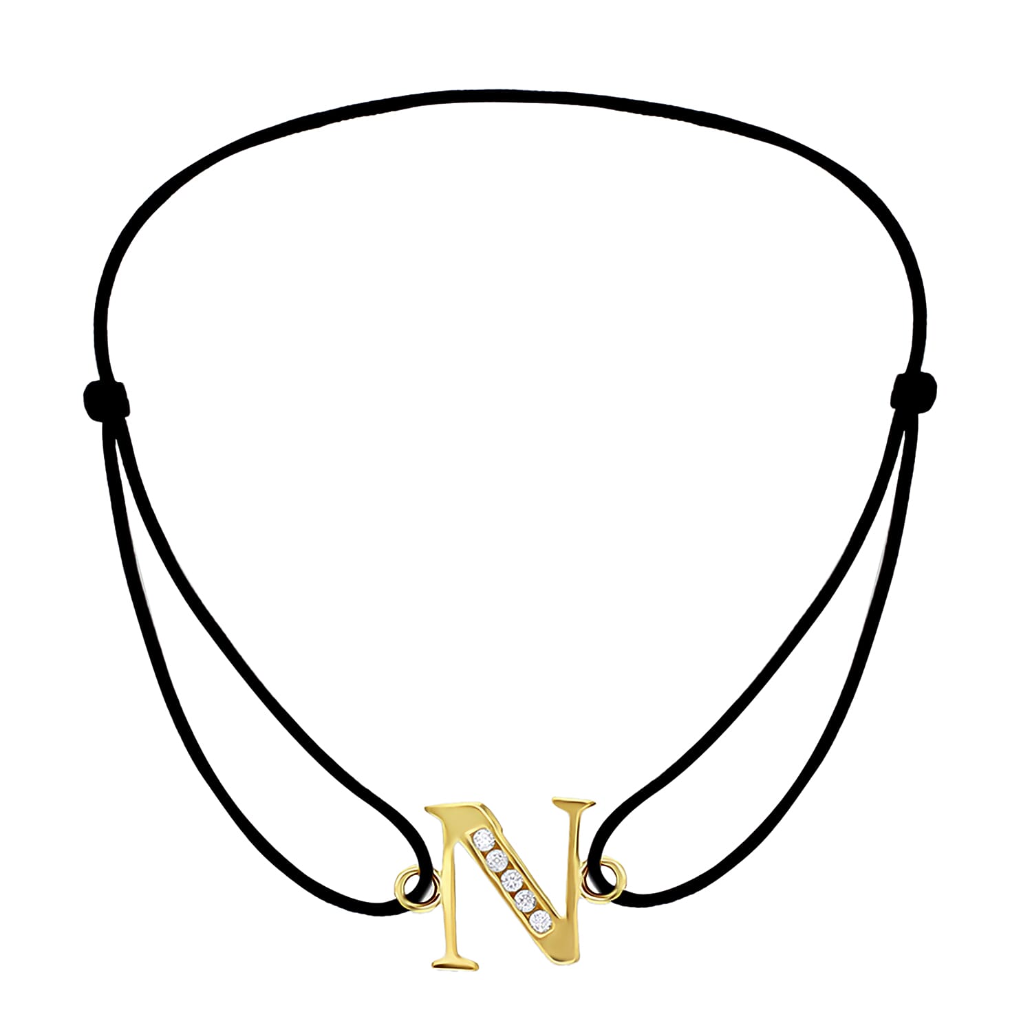 9K Yellow Gold  A   Cubic Zirconia  Bracelet (Size - 8) 0.03 ct,  Gold Wt. 0.42 Gms  0.025  Ct.