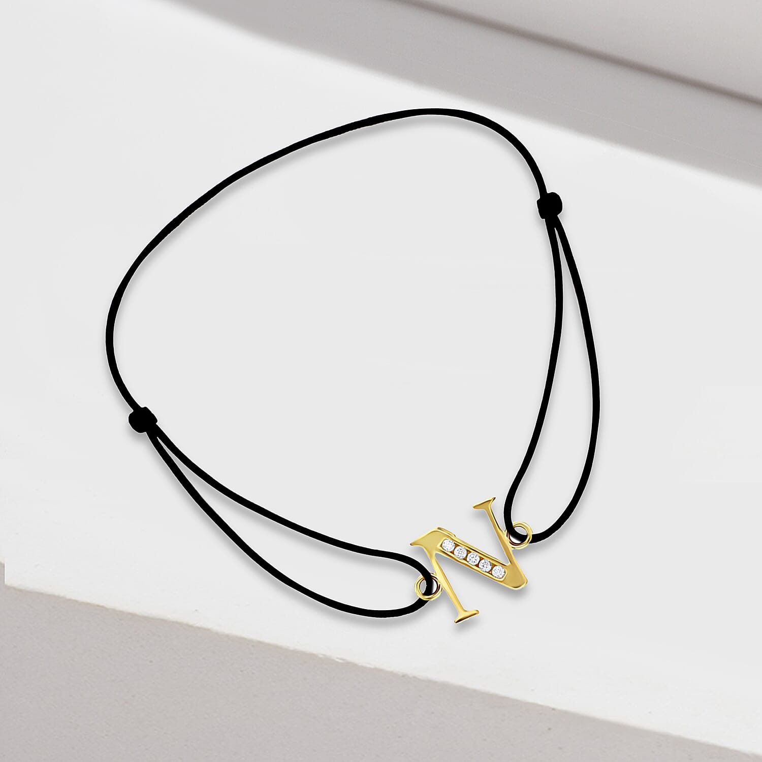 9K Yellow Gold  A   Cubic Zirconia  Bracelet (Size - 8) 0.03 ct,  Gold Wt. 0.42 Gms  0.025  Ct.