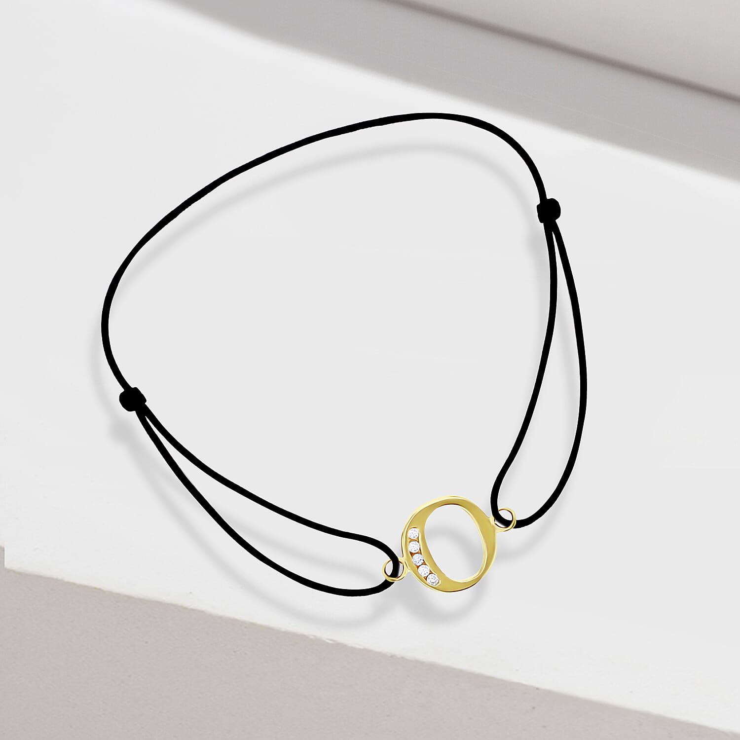 9K Yellow Gold  A   Cubic Zirconia  Bracelet (Size - 8) 0.03 ct,  Gold Wt. 0.45 Gms  0.025  Ct.