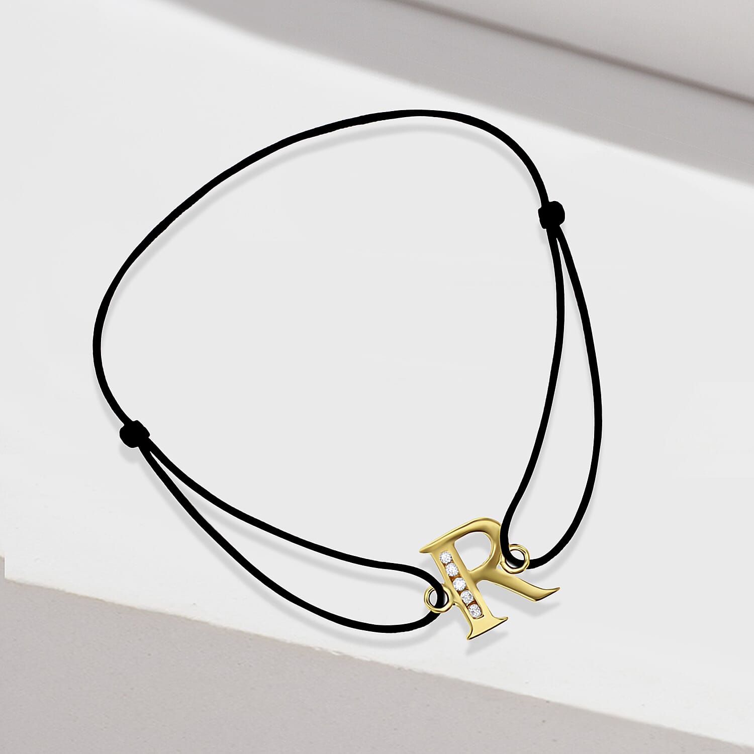 9K Yellow Gold  A   Cubic Zirconia  Bracelet (Size - 8) 0.55 ct,  Gold Wt. 0.55 Gms  0.550  Ct.