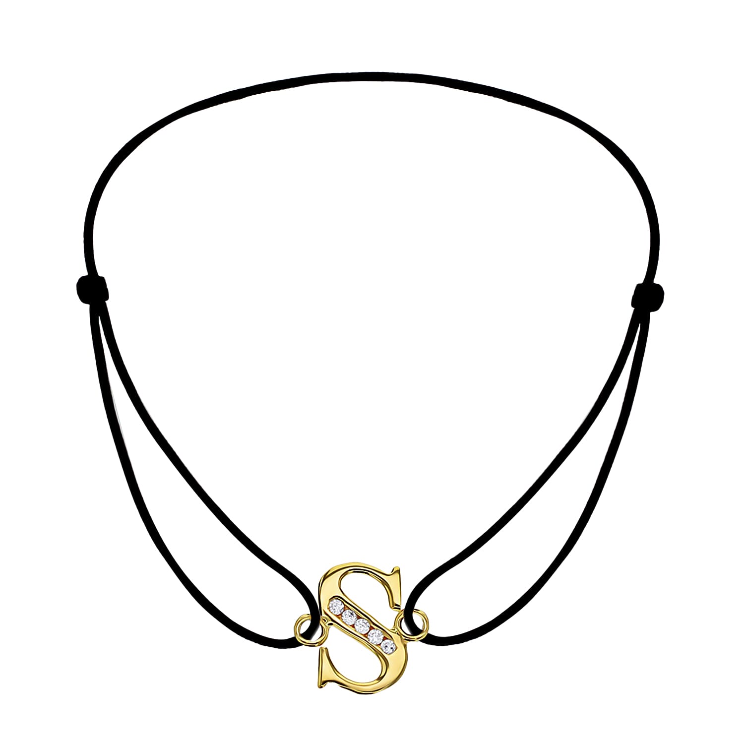 9K Yellow Gold  A   Cubic Zirconia  Bracelet (Size - 8) 0.03 ct,  Gold Wt. 0.44 Gms  0.025  Ct.