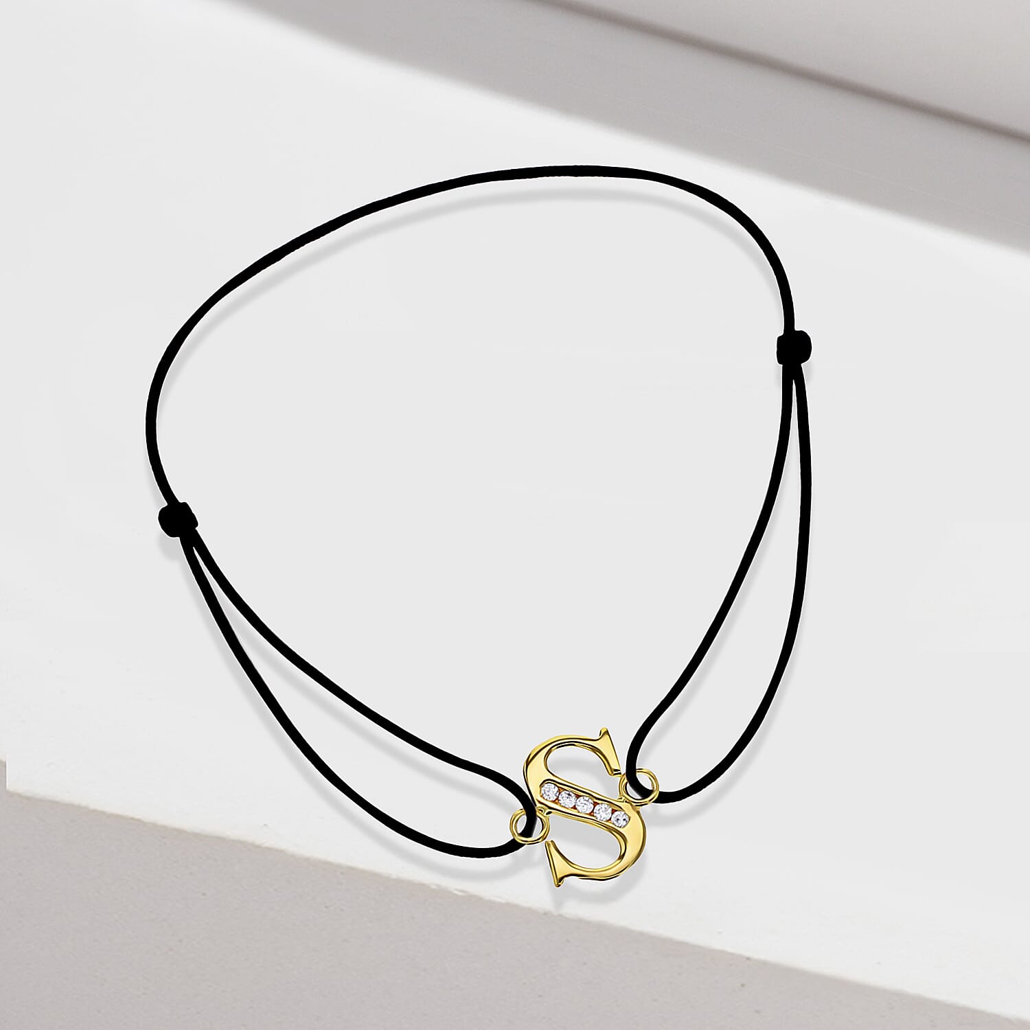 9K Yellow Gold  A   Cubic Zirconia  Bracelet (Size - 8) 0.03 ct,  Gold Wt. 0.44 Gms  0.025  Ct.