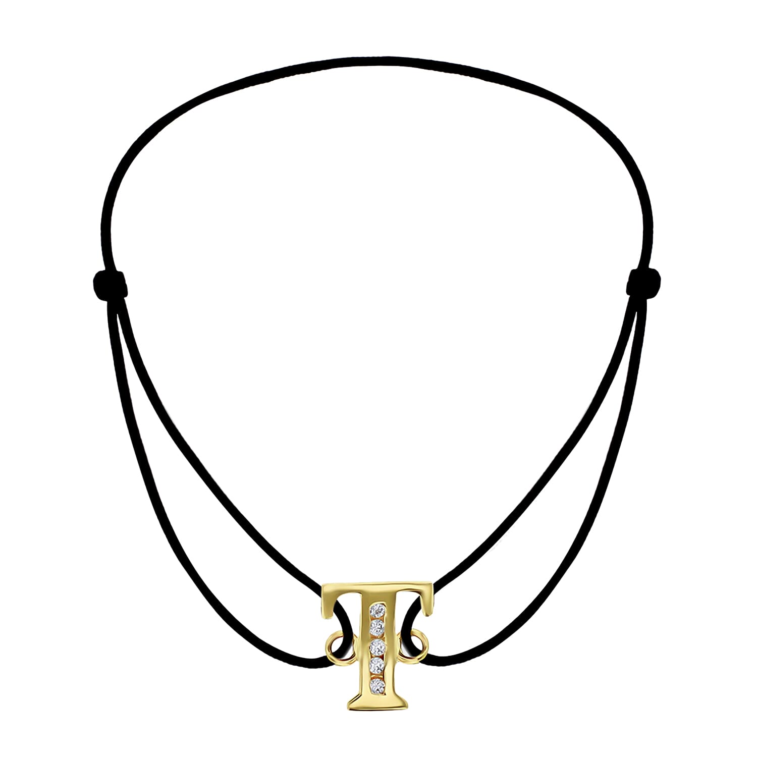 9K Yellow Gold  A   Cubic Zirconia  Bracelet (Size - 8) 0.03 ct,  Gold Wt. 0.42 Gms  0.025  Ct.