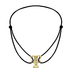 9K Yellow Gold  A   Cubic Zirconia  Bracelet (Size - 8) 0.03 ct,  Gold Wt. 0.51 Gms  0.025  Ct.