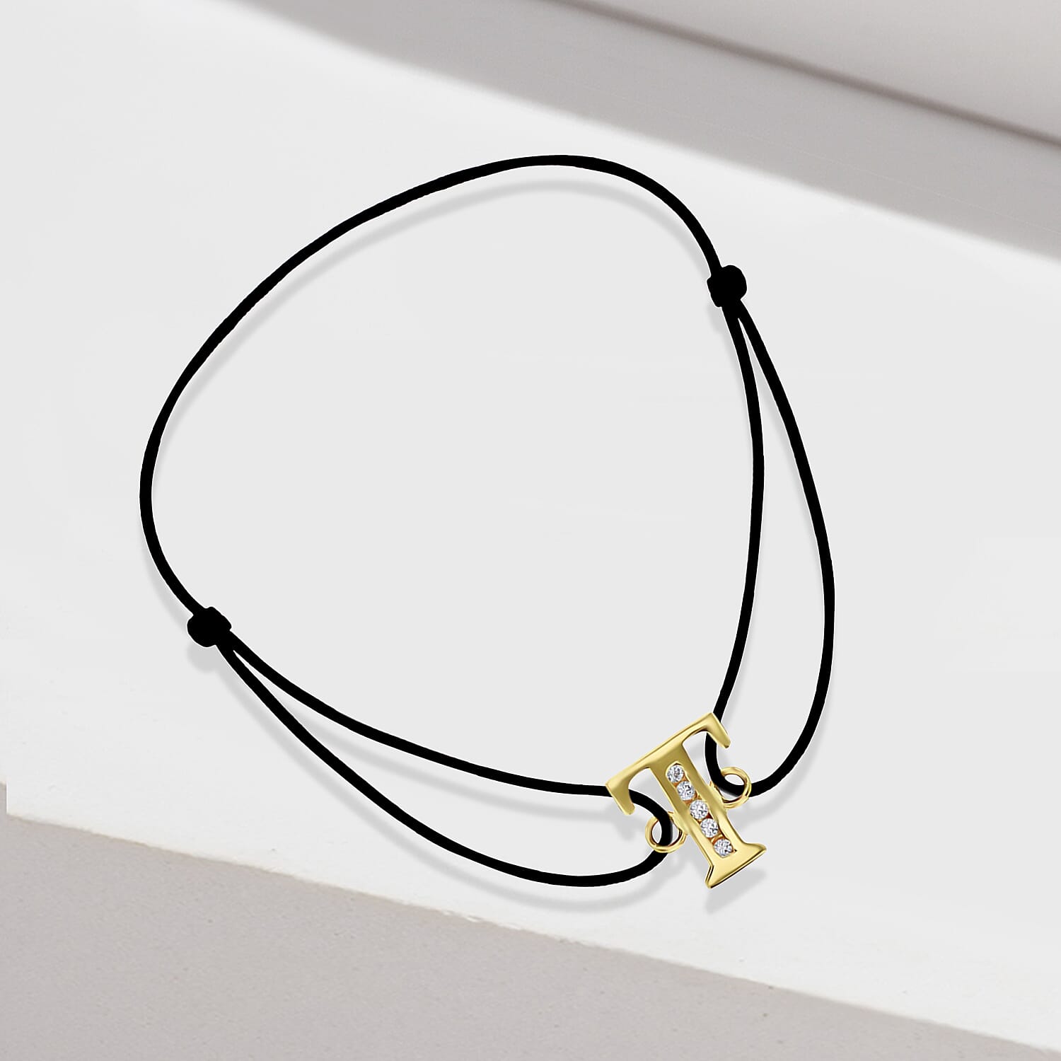 9K Yellow Gold  A   Cubic Zirconia  Bracelet (Size - 8) 0.03 ct,  Gold Wt. 0.42 Gms  0.025  Ct.