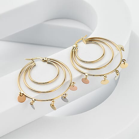 9K Yellow Gold  Earring,  Gold Wt. 3.35 Gms