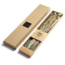 Dried Flower Floral Home Arranged in Paper Tray - Brown