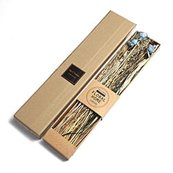 Dried Flower Floral Home Arranged in Paper Tray - Brown