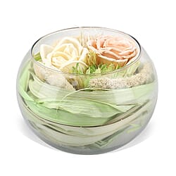 5th Season Dried Floral Collection - Light Green and Light Blue