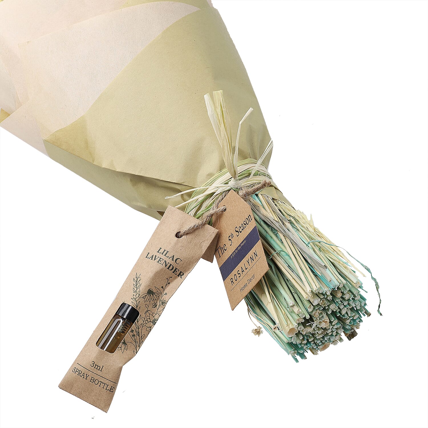 Hand Tied Floral Bouquet with Essential Oil - Lilac Lavender