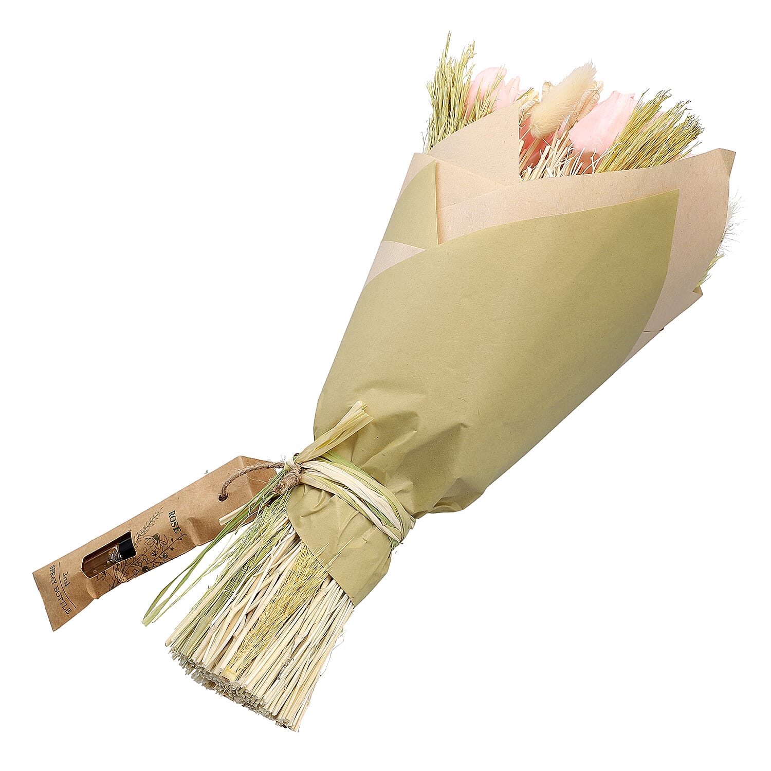 Hand Tied Floral Bouquet with Essential oil  - Rose