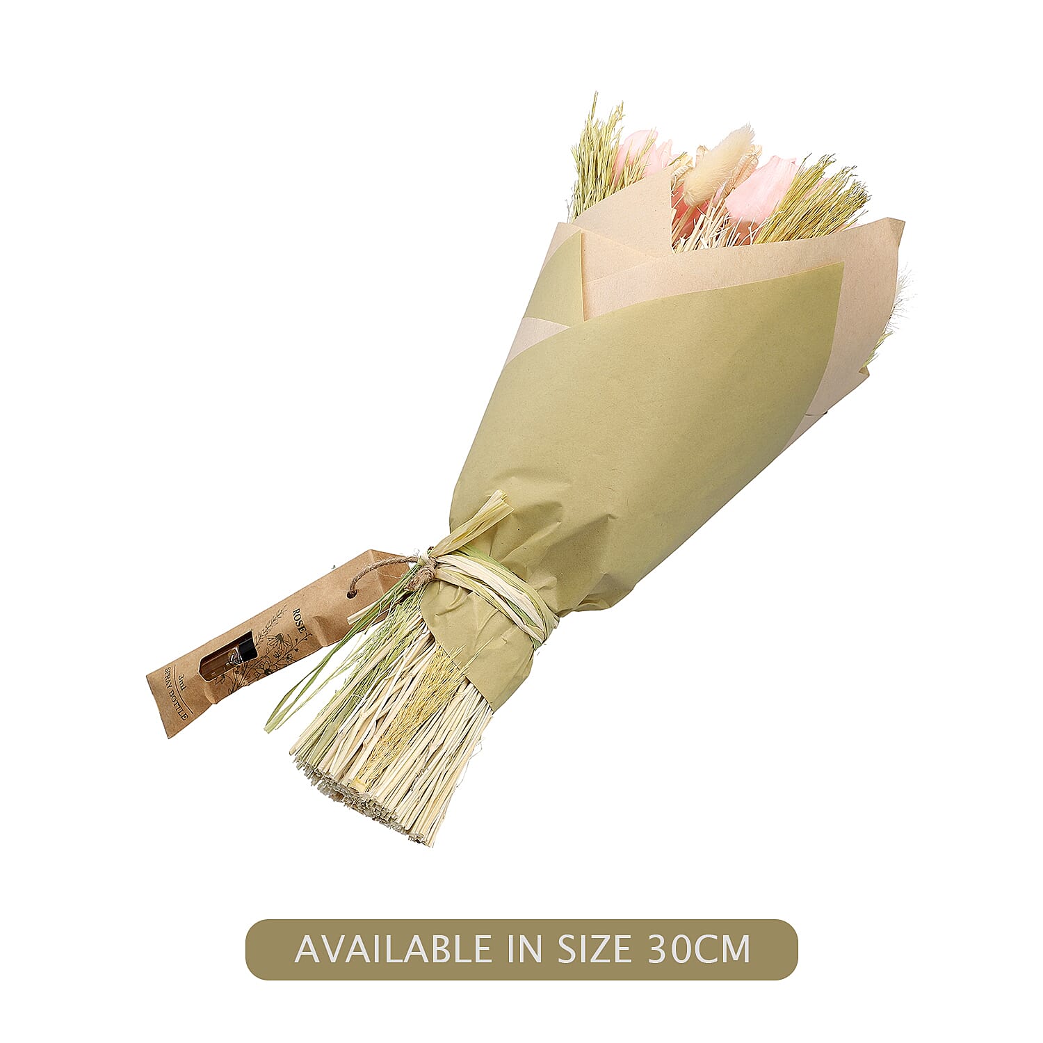 Hand Tied Floral Bouquet with Essential oil  - Rose