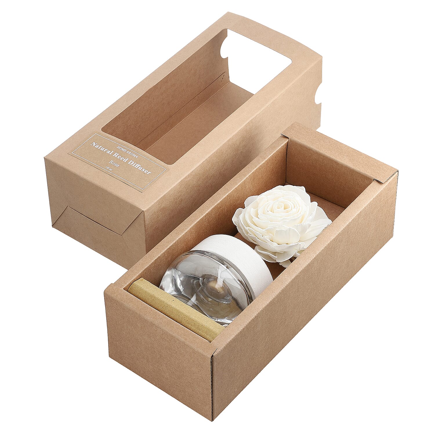 Natural Aroma Diffuser with Sola Beauty Rose - 100ml