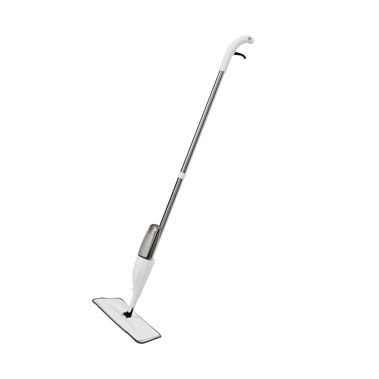 Lightweight Microfibre Spray Mop - Wet and Dry with Extra Wide 360 Degree Rotating Head (Size 63 cm) - White