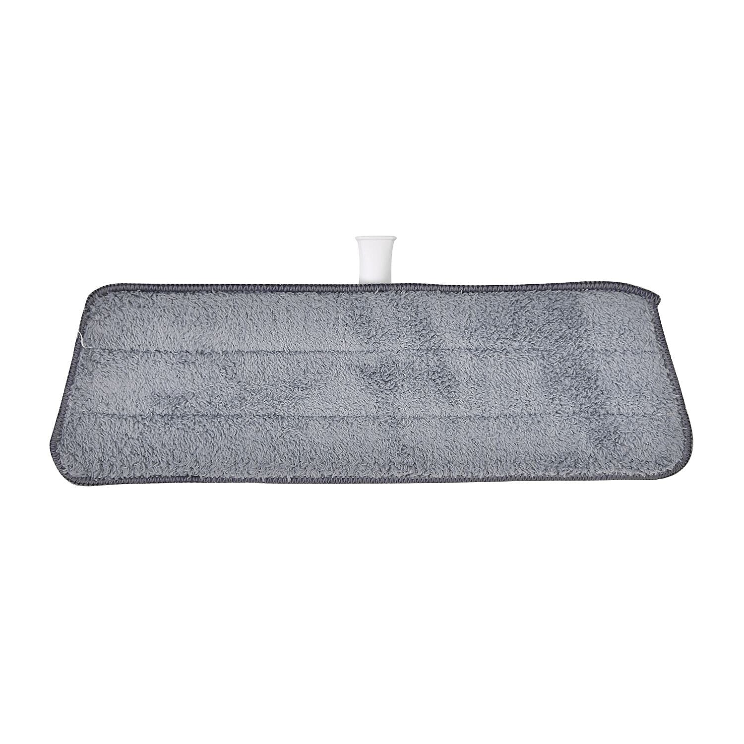 Lightweight Microfibre Spray Mop - Wet and Dry with Extra Wide 360 Degree Rotating Head (Size 63 cm) - White