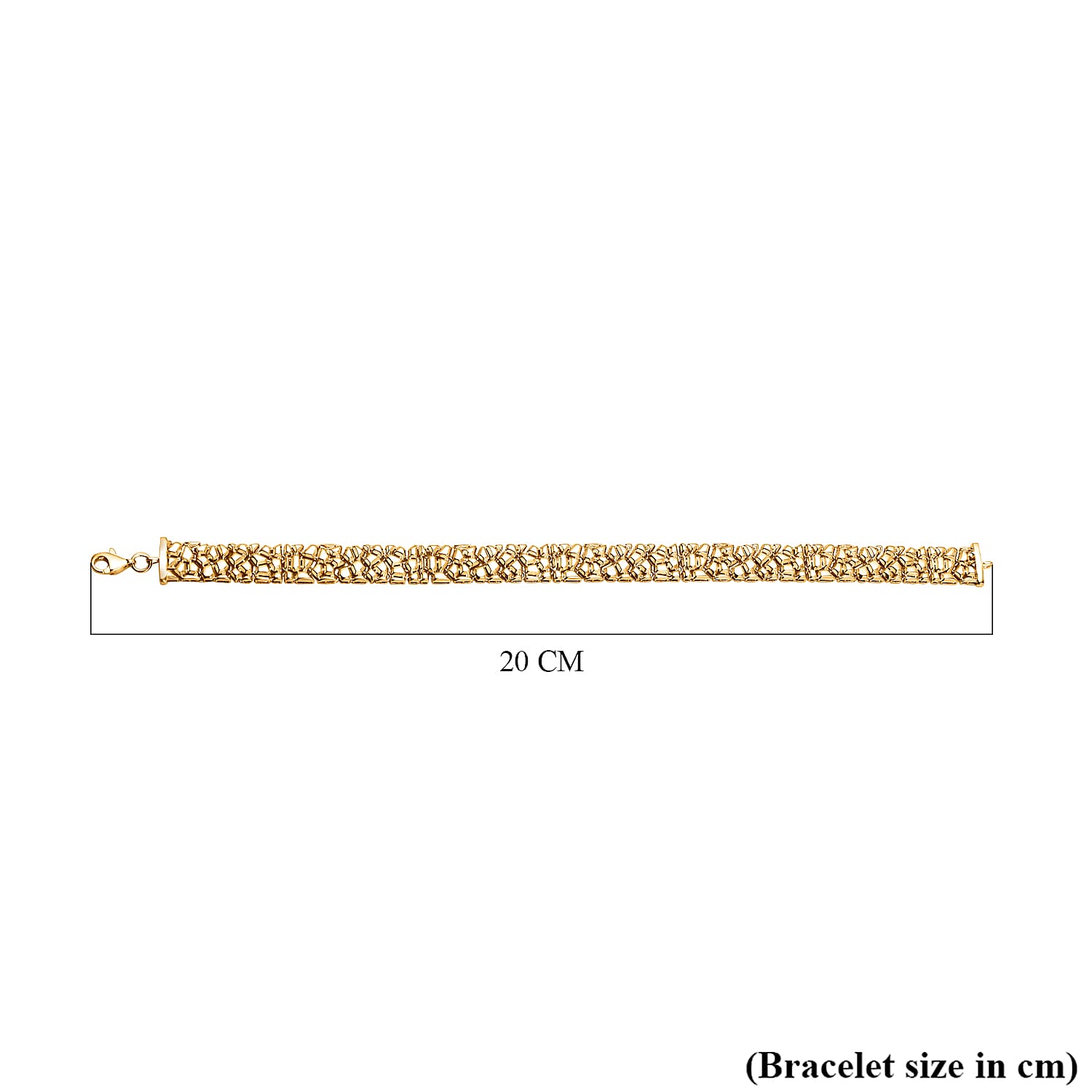 9K Yellow Gold Bracelet (Size - 7.5), Gold Wt. 10 Gms