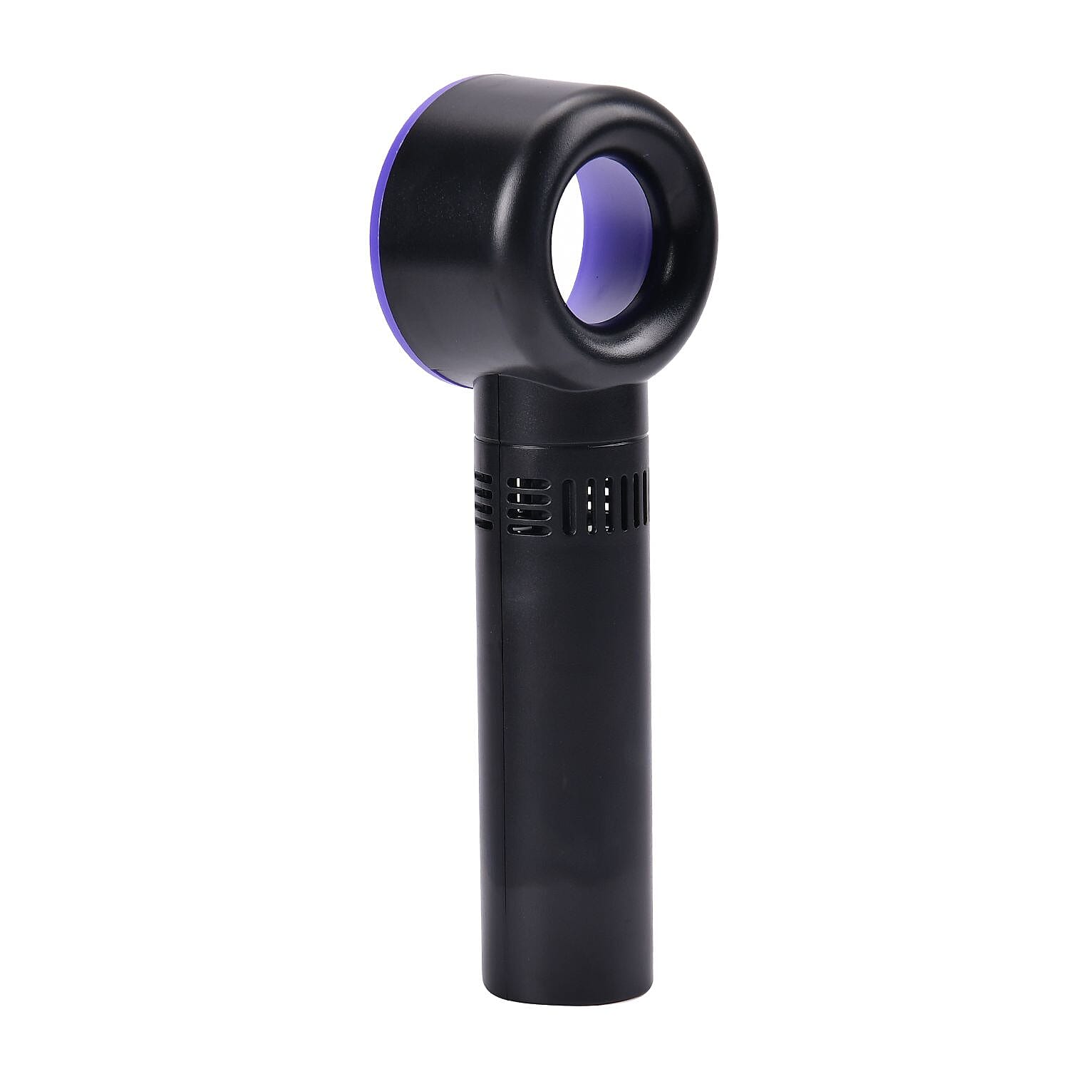Rechargable Super Quiet Bladeless Fan with 3 Wind Speeds, upto 10HRS Run Time - Black & Blue