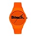 BENCH Orange Dial 3 ATM Water Resistant Watch with Orange Colour Silicone Strap