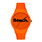 BENCH Orange Dial 3 ATM Water Resistant Watch with Orange Colour Silicone Strap