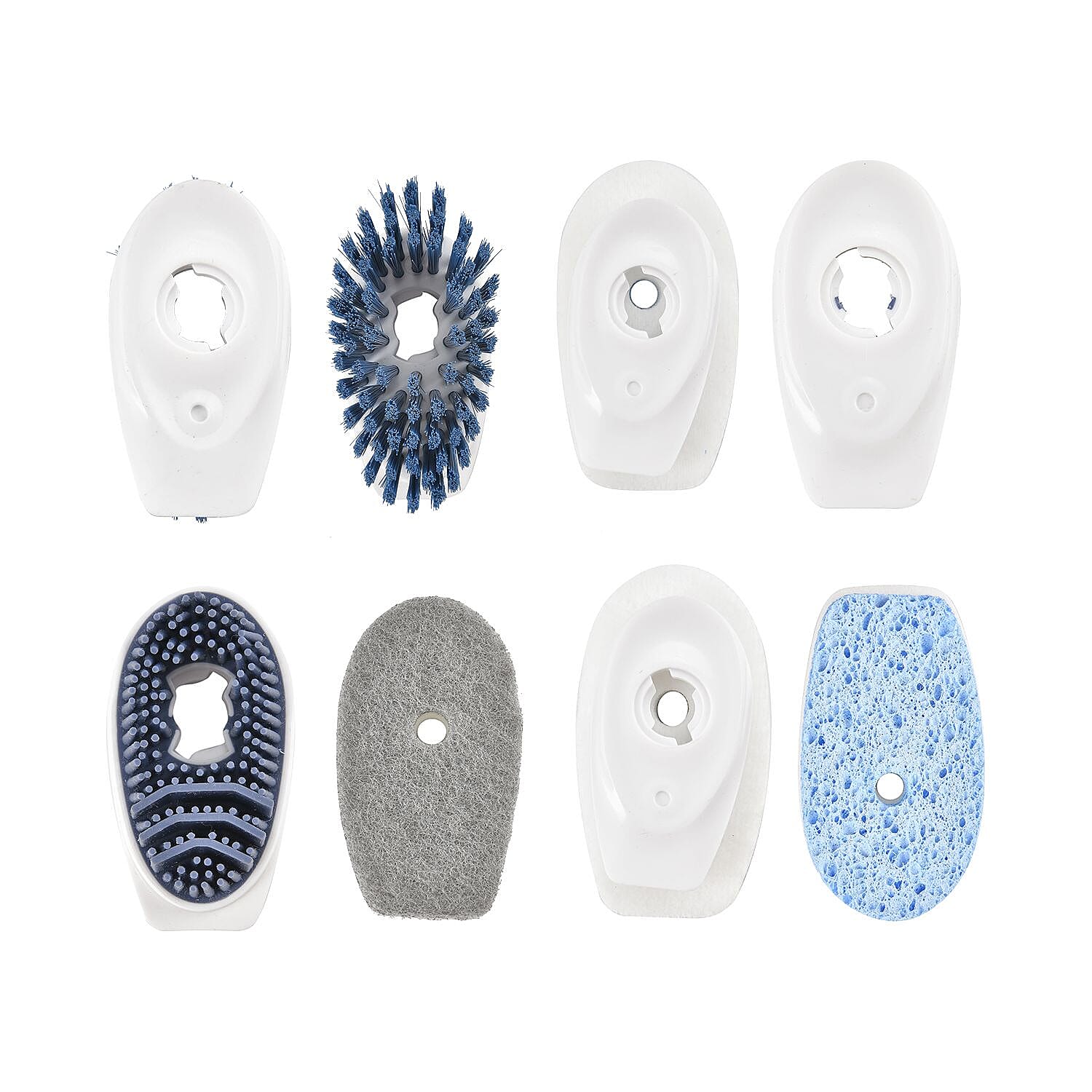 Closeout Multipurpose Soap Dispensing Cleaning Brush with 6 Heads