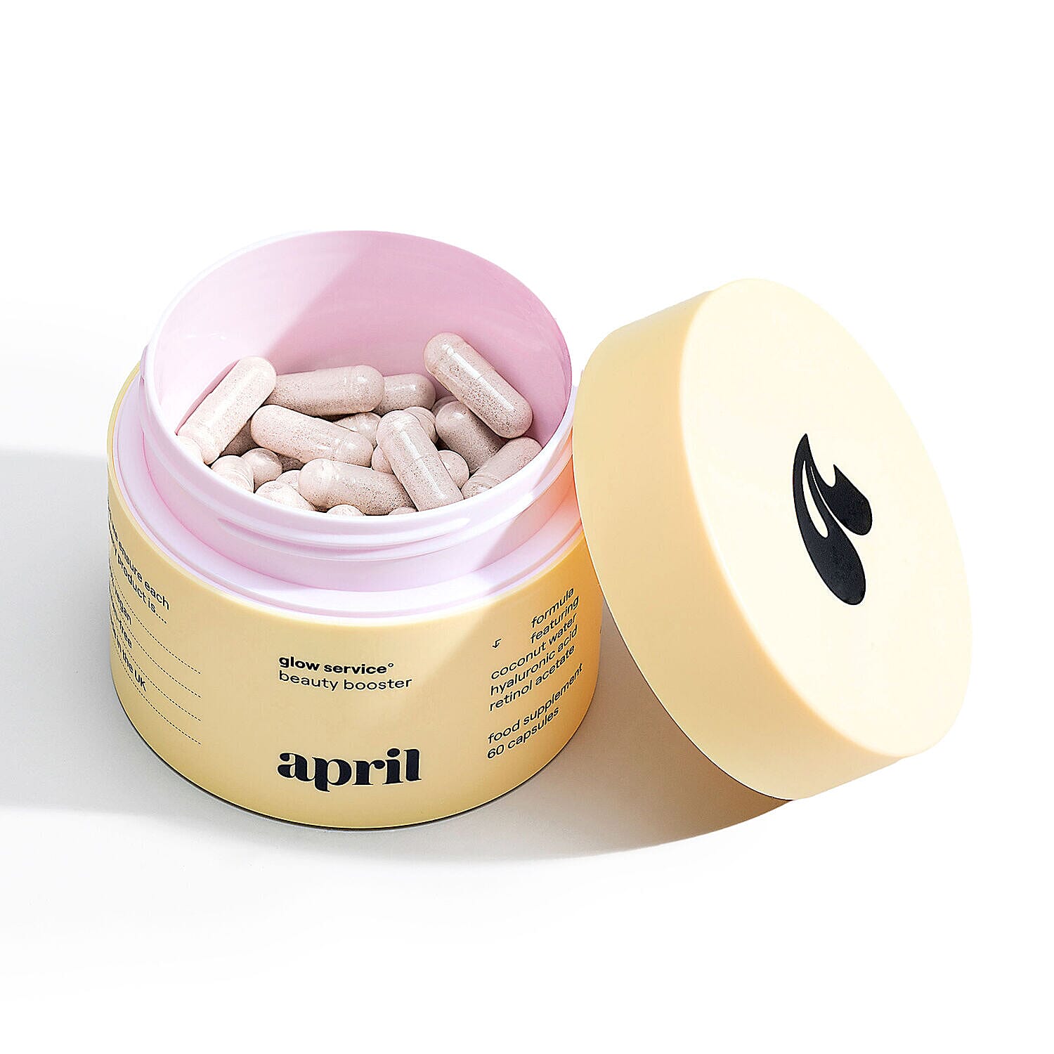 April Supplements Glow Service Bundle (Incl. Pot with Refill Pouch 60 capsules each )