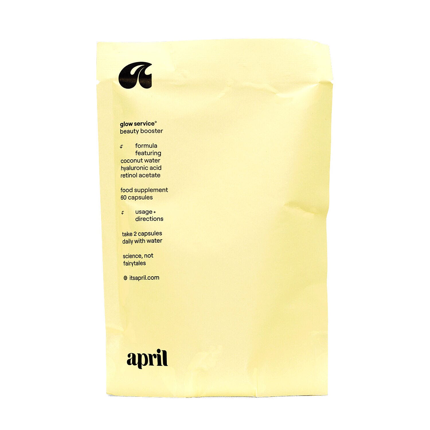 April Supplements Glow Service Bundle (Incl. Pot with Refill Pouch 60 capsules each )