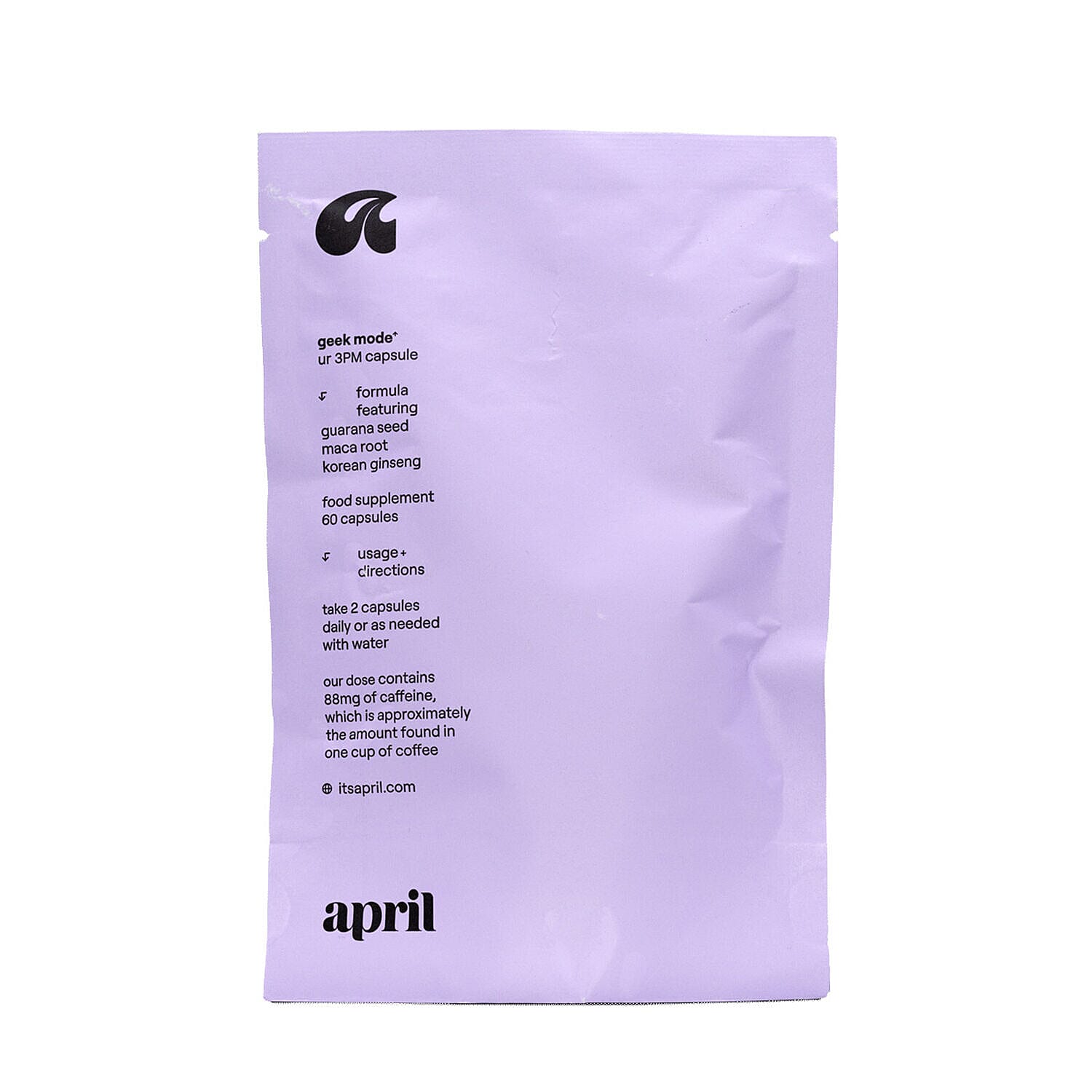 April Supplements Geek Mode Bundle (Incl. Pot with Refill Pouch 60 capsules each)