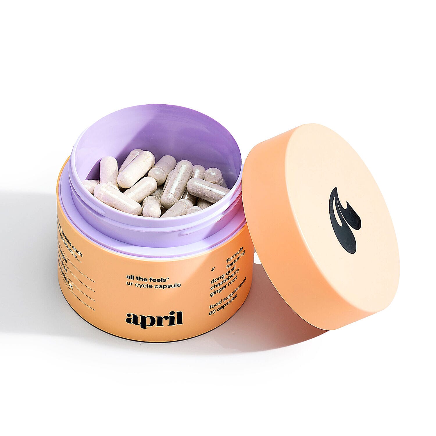 April Supplements All the Feels Bundle (Incl. Pot with Refill Pouch 60 capsules each)