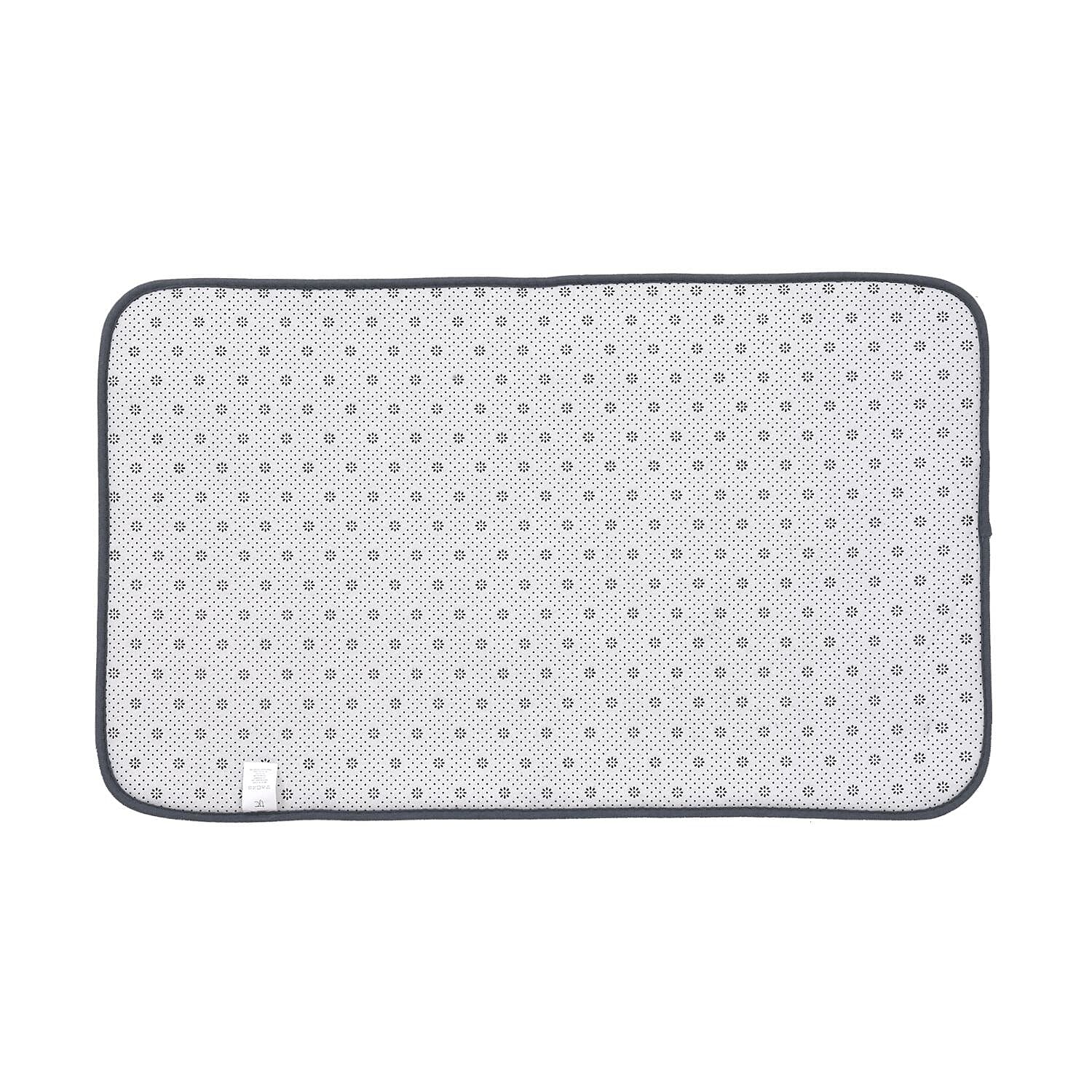 Set of 2 Extra Strong Anti-Slip Bathmat and Toilet Rug - Grey