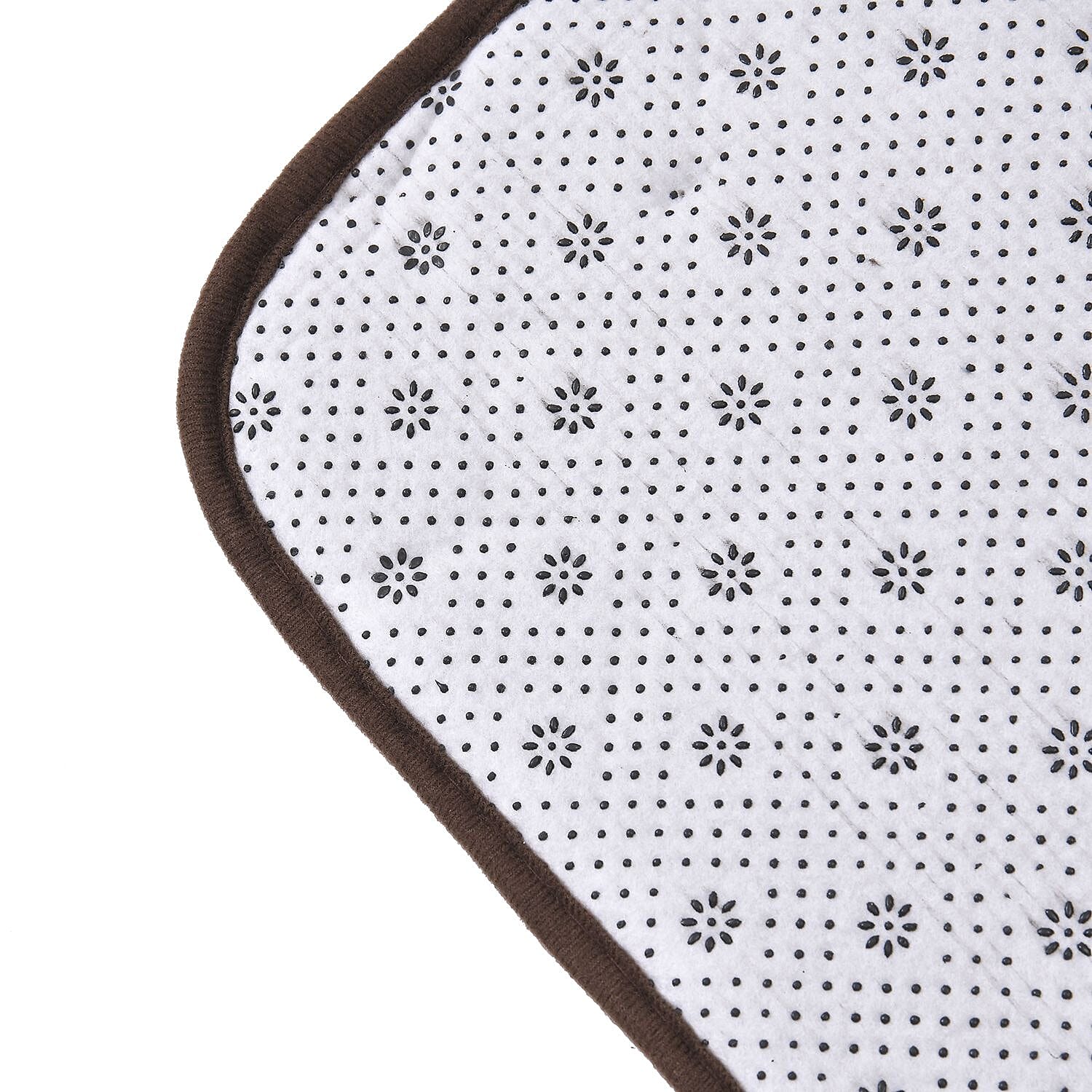 Set of 2 Extra Strong Anti-Slip Bathmat and Toilet Rug - Coffee