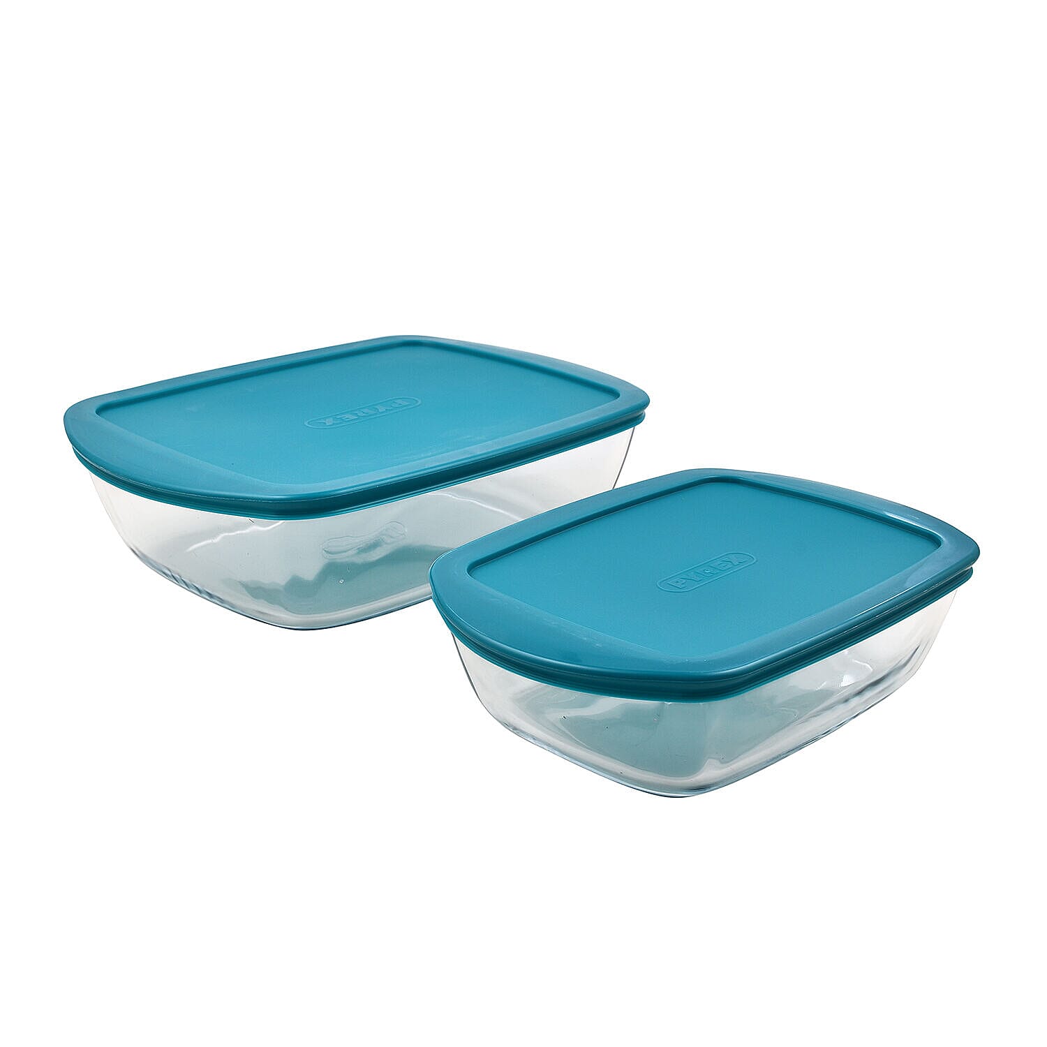 Set of 6 - Pyrex Cook & Store Dishes with Lids - Green