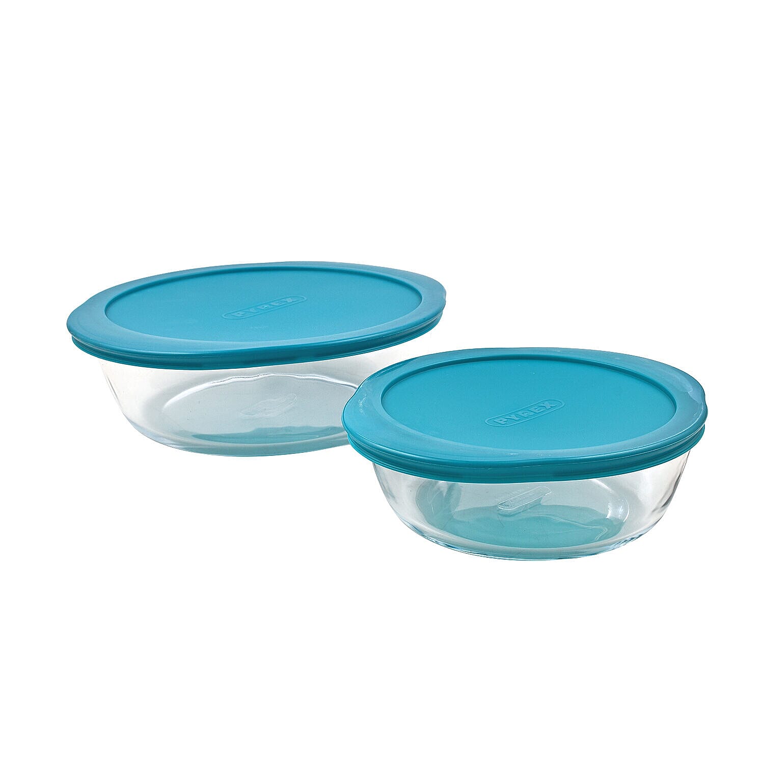 Set of 6 - Pyrex Cook & Store Dishes with Lids - Green