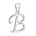 White Diamond  Pendant in Rhodium Overlay Sterling Silver 0.01 ct  0.005  Ct.