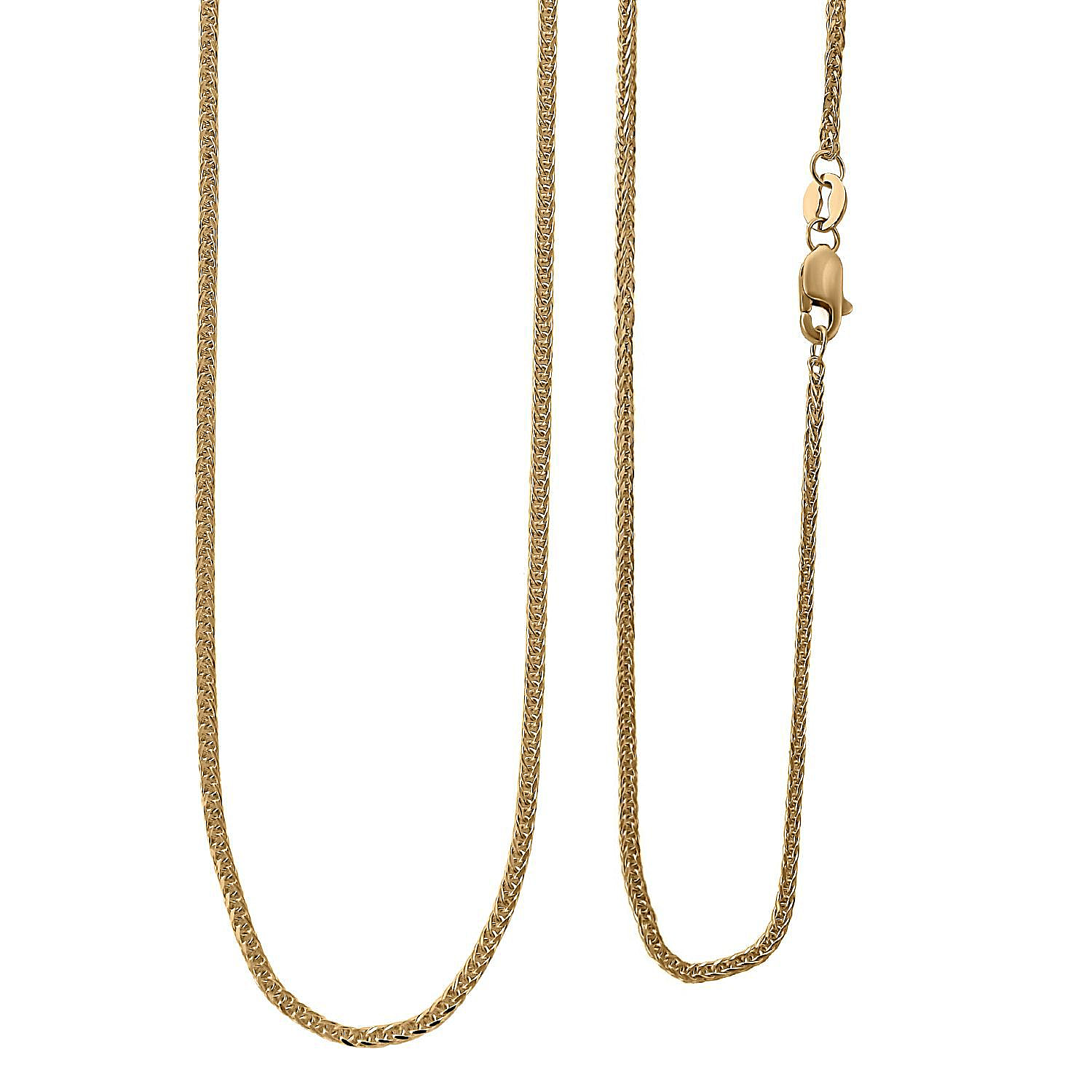 One Time Closeout - 9K Yellow Gold SPIGA Necklace (Size - 20)