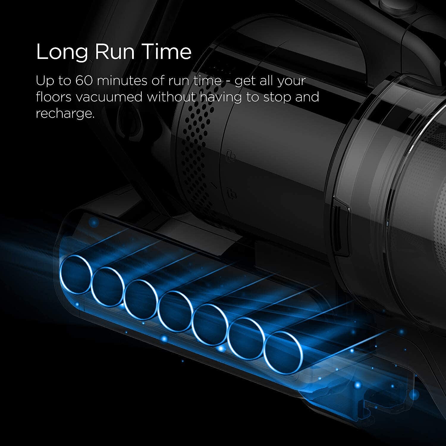 Midea - Pro Cordless Vaccum Cleaner - 60 min Run Time (Size 110x22 cm) - Black & Blue