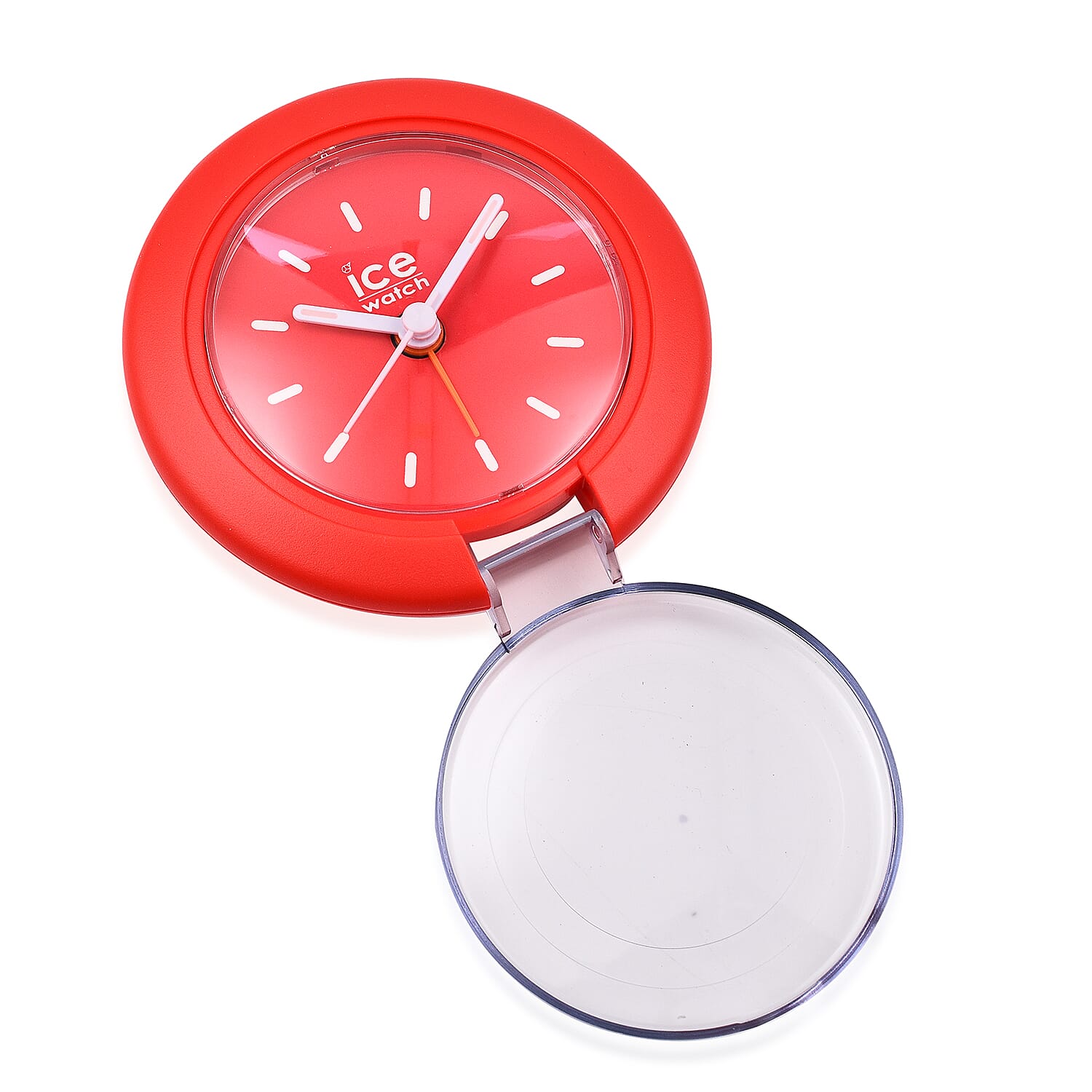 ICE- Watch Table Clock with Alarm 7.5 cm - Red