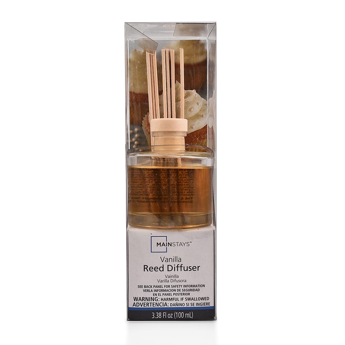 Biggest Home CloseOut -  Reed Diffuser in Glass Jar with 7 Reeds Sticks (100ml) - Vanilla