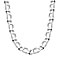 Sterling Silver Figaro Necklace (Size - 20), Silver Wt. 24.14 Gms